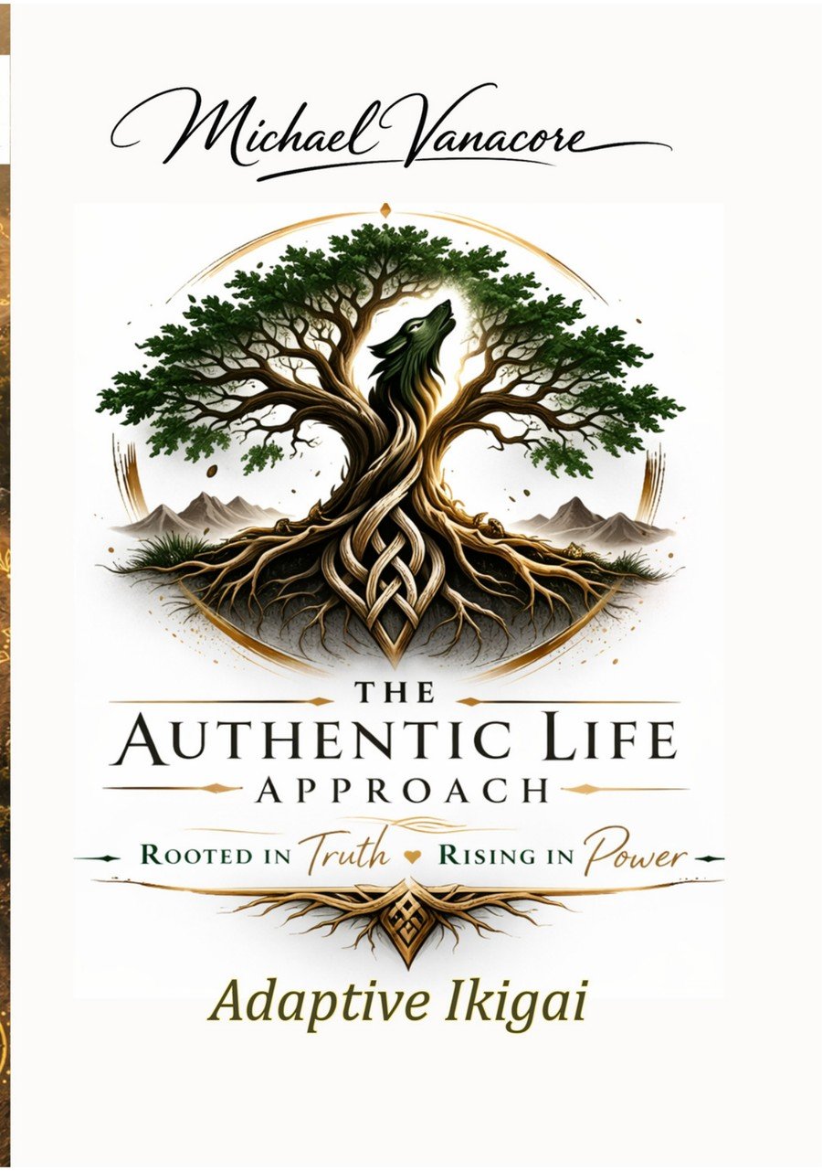 Adaptive Ikigai book cover by Michael Vanacore
